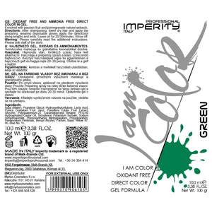 I Am Color Hajszínező Gél Zöld 100ml IP