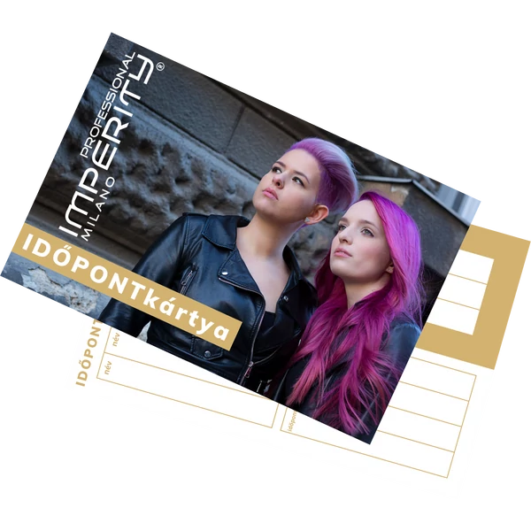 Imperity Logóval ellátott Időpont kártya